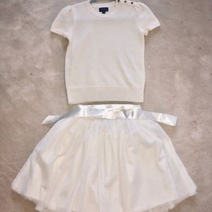 polo ralph lauren holiday set (skirt & shirt)